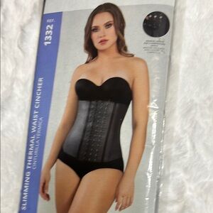 Black Thermal Waist Cincher